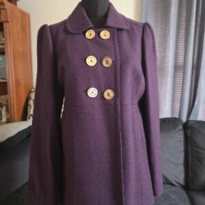 Juicy Couture Purple Pea Coat